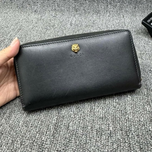 100% Authentic Gucci Leather Wallet - Picture 1 of 11